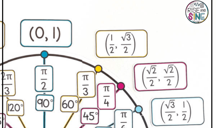 Unit circle game fill in