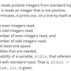 Write a loop that reads positive integers