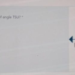 What is the measure of angle tsu