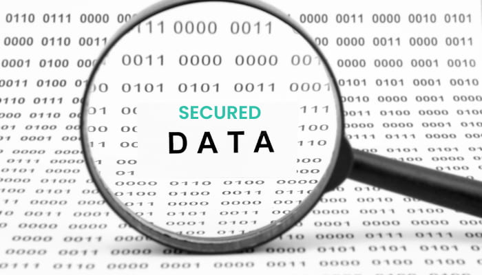 Encrypting data is not an appropriate measure