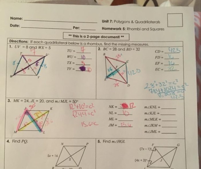 Angles of polygons coloring activity answer key